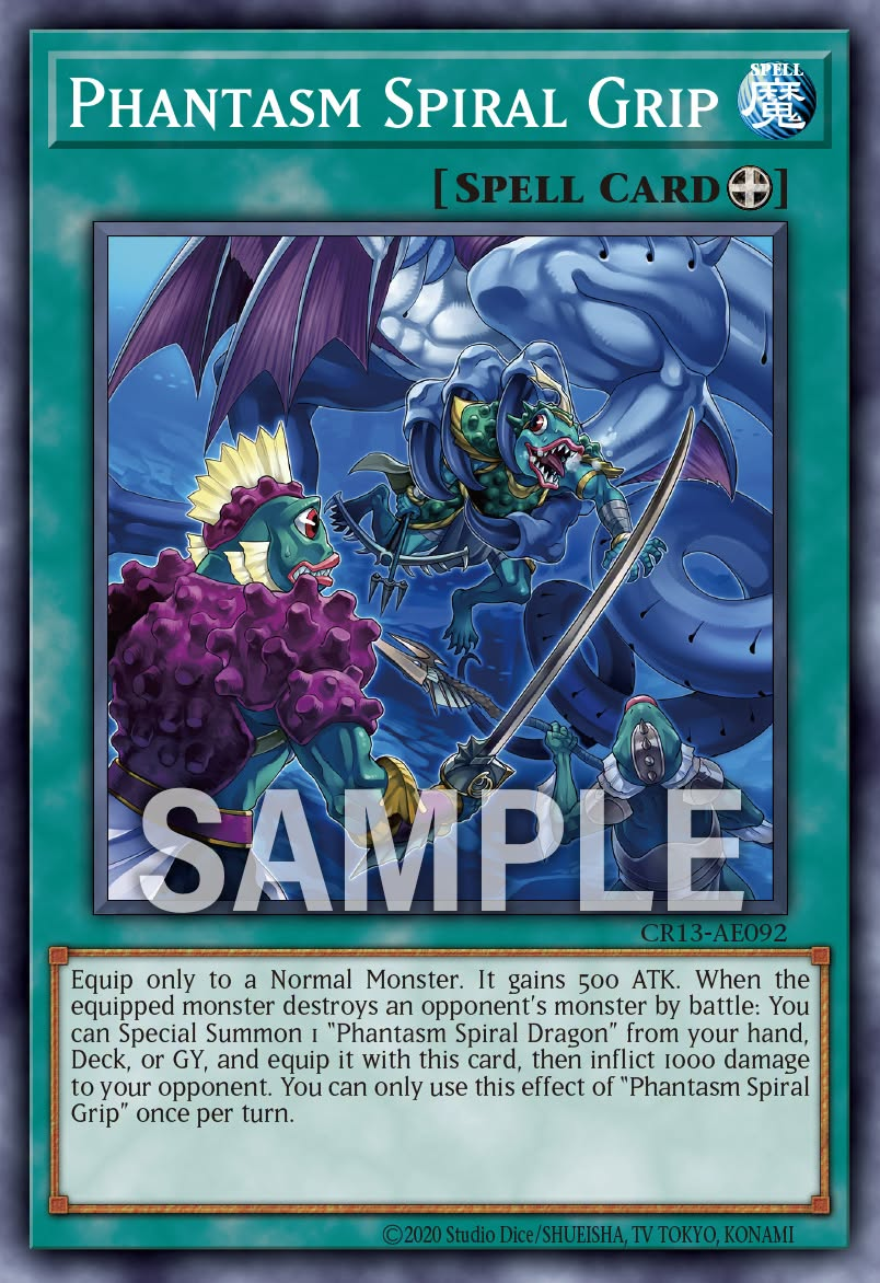 [遊戲王亞英] CR13-AE092 / 幻煌龍的螺旋絞 / 幻煌龍の螺旋絞 / Phantasm Spiral Grip / N