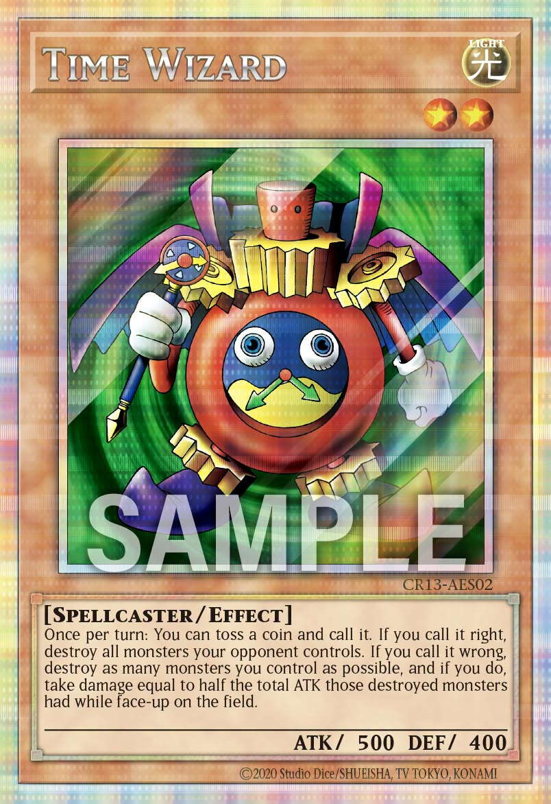 [遊戲王亞英] CR13-AES02 / 時間魔術師 / 時の魔術師 / Time Wizard / PSER