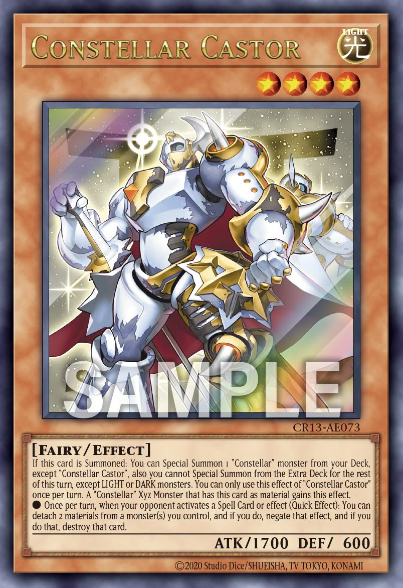 [遊戲王亞英] CR13-AE073 / 星聖 北河二 / セイクリッド・カストル / Constellar Castor / SER