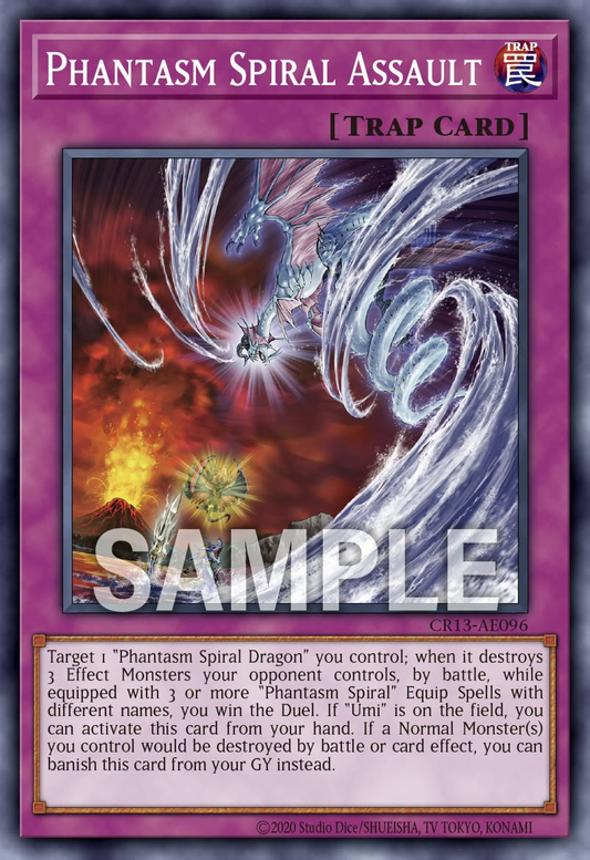 [遊戲王亞英] CR13-AE096 / 幻煌龍的天渦 / 幻煌龍の天渦 / Phantasm Spiral Assault / N