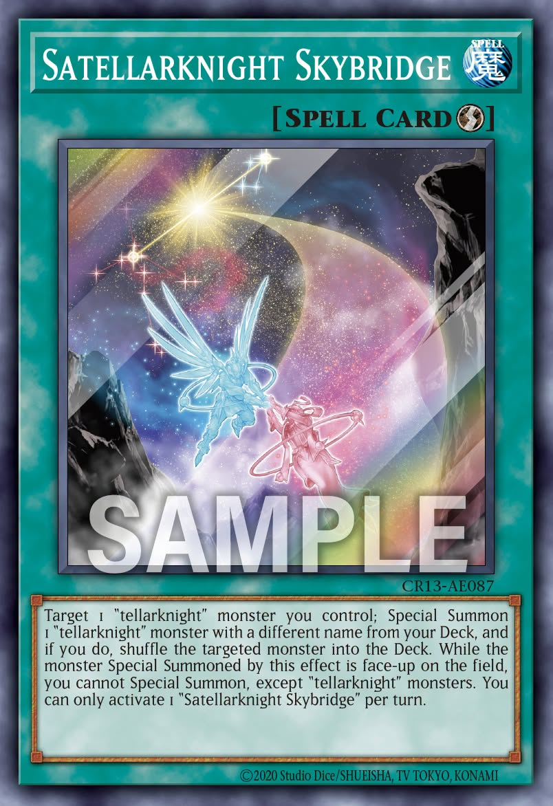 [遊戲王亞英] CR13-AE087 / 架天橋的星因士 / 天架ける星因士 / Satellarknight Skybridge / SR