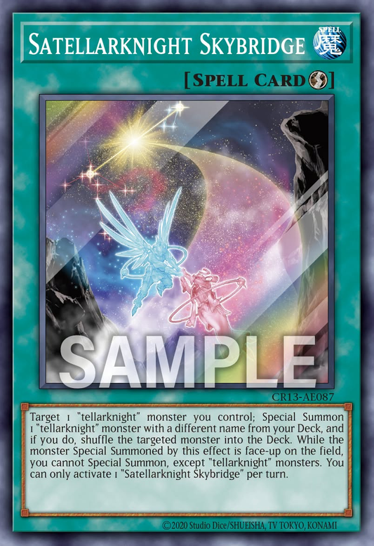 [遊戲王亞英] CR13-AE087 / 架天橋的星因士 / 天架ける星因士 / Satellarknight Skybridge / SR