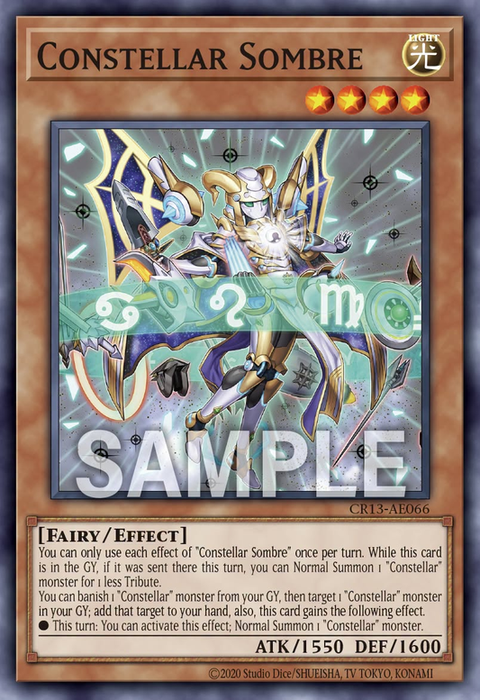 [遊戲王亞英] CR13-AE066 / 星聖 草帽 / セイクリッド・ソンブレス / Constellar Sombre / N