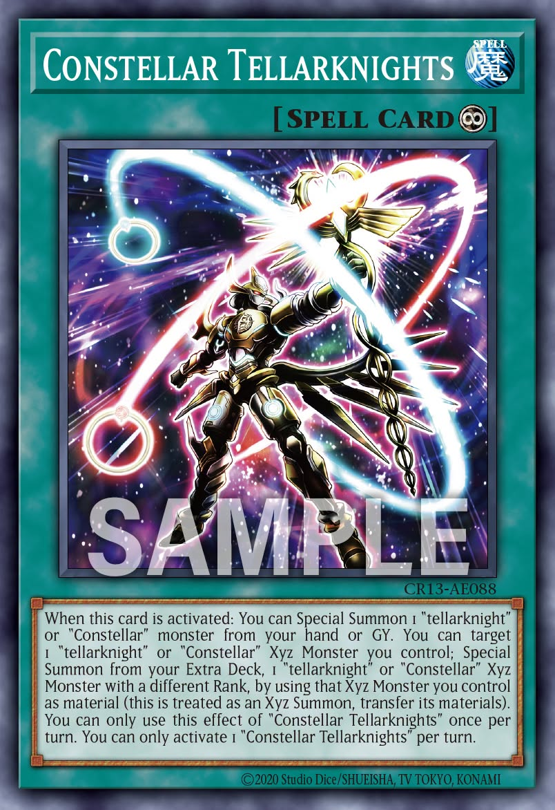 [遊戲王亞英] CR13-AE088 / 星守的騎士團 / 星守の騎士団 / Constellar Tellarknights / N