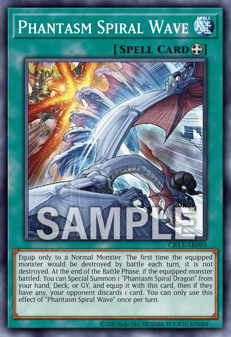 [遊戲王亞英] CR13-AE093 / 幻煌龍的螺旋波 / 幻煌龍の螺旋波 / Phantasm Spiral Wave / N