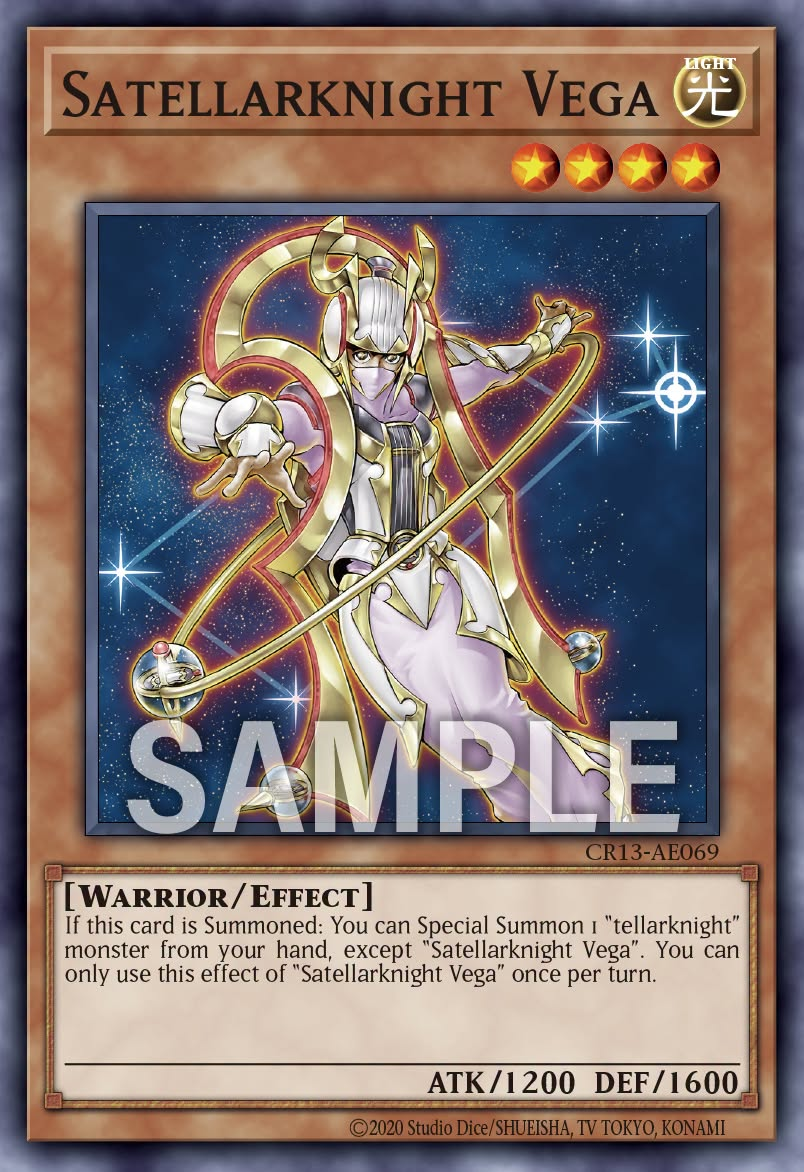 [遊戲王亞英] CR13-AE069 / 星因士 織女一 / 星因士 ベガ / Satellarknight Vega / N
