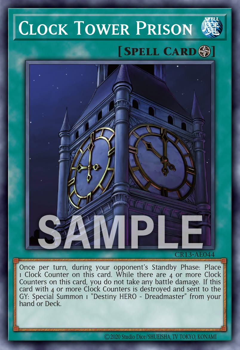 [遊戲王亞英] CR13-AE044 / 幽獄的時鐘塔 / 幽獄の時計塔 / Clock Tower Prison / N