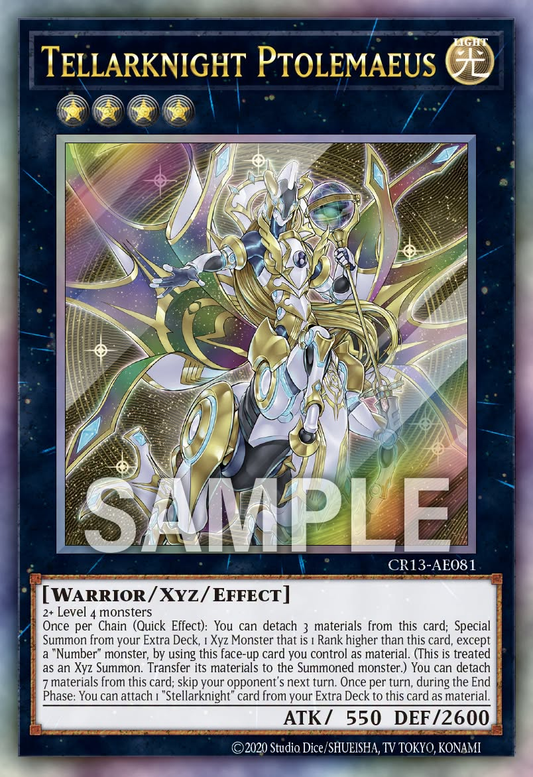 [遊戲王亞英] CR13-AE081 / 星守的騎士 托勒密 / 星守の騎士 プトレマイオス / Tellarknight Ptolemaeus / UTR