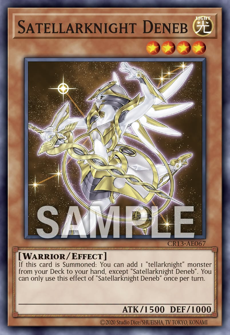 [遊戲王亞英] CR13-AE067 / 星因士 天津四 / 星因士 デネブ / Satellarknight Deneb / N