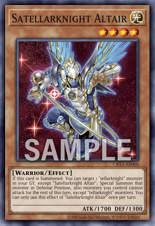 [遊戲王亞英] CR13-AE068 / 星因士 河鼓二 / 星因士 アルタイル / Satellarknight Altair / N