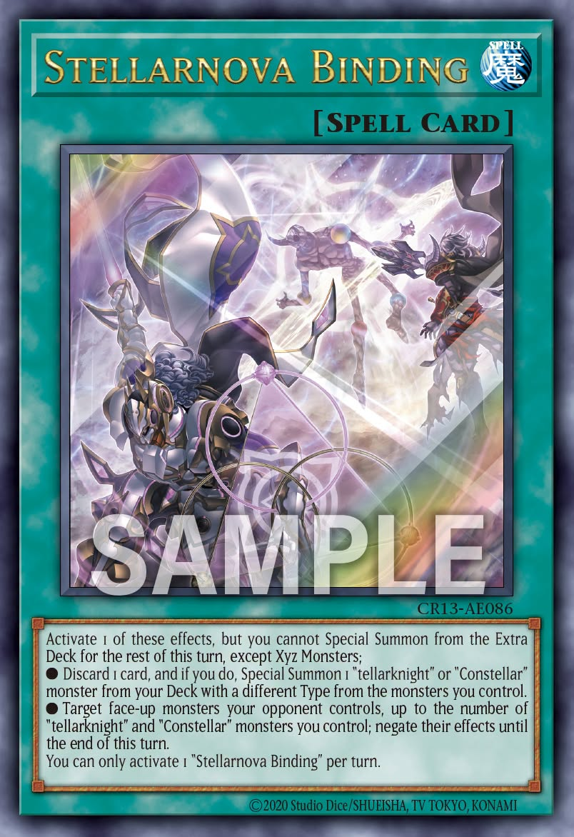 [遊戲王亞英] CR13-AE086 / 神星繫束 / 神星なる繋束 / Stellarnova Binding / UR