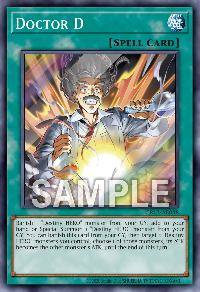 [遊戲王亞英] CR13-AE048 / 博士D / ドクターＤ / Doctor D / SR
