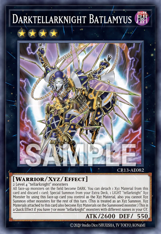 [遊戲王亞英] CR13-AE082 / 煉獄的騎士 多祿謀 / 煉獄の騎士 ヴァトライムス / Darktellarknight Batlamyus / N