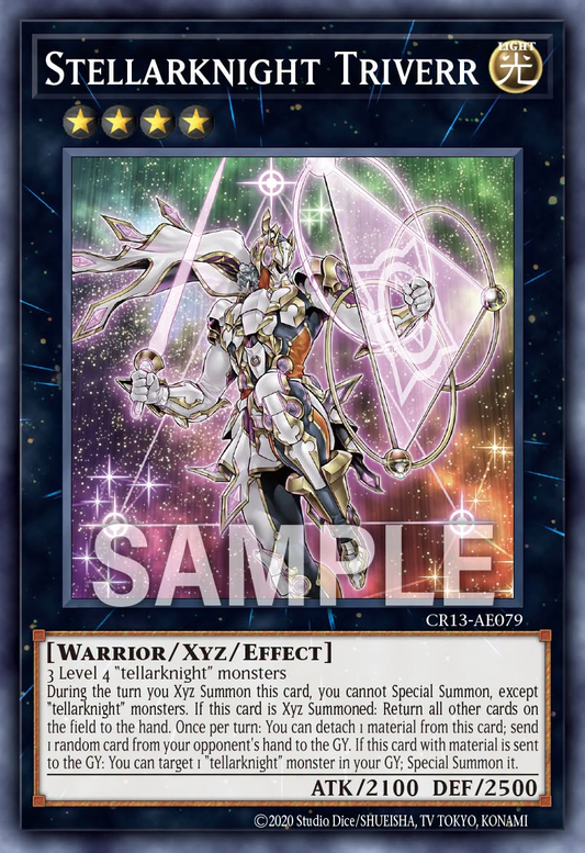 [遊戲王亞英] CR13-AE079 / 星輝士 冬季大三角 / 星輝士 トライヴェール / Stellarknight Triverr / N
