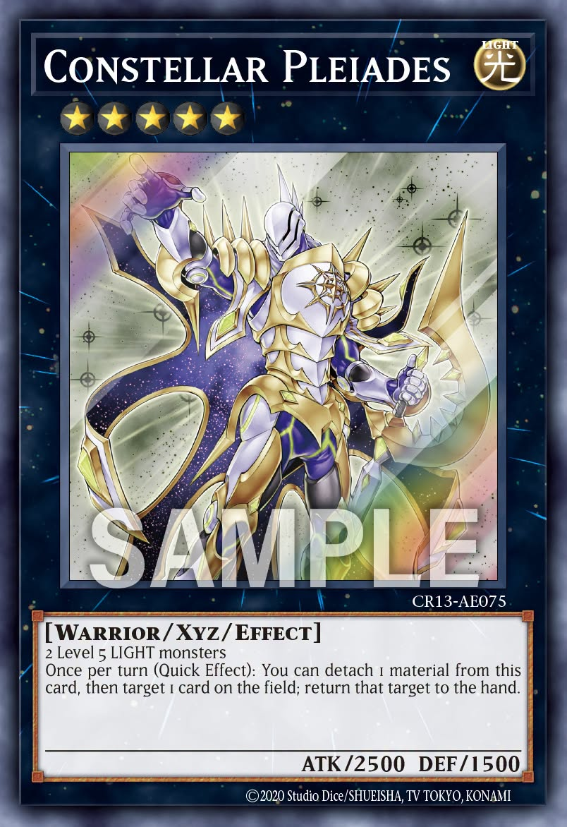[遊戲王亞英] CR13-AE075 / 星聖 昴宿 / セイクリッド・プレアデス / Constellar Pleiades / SR