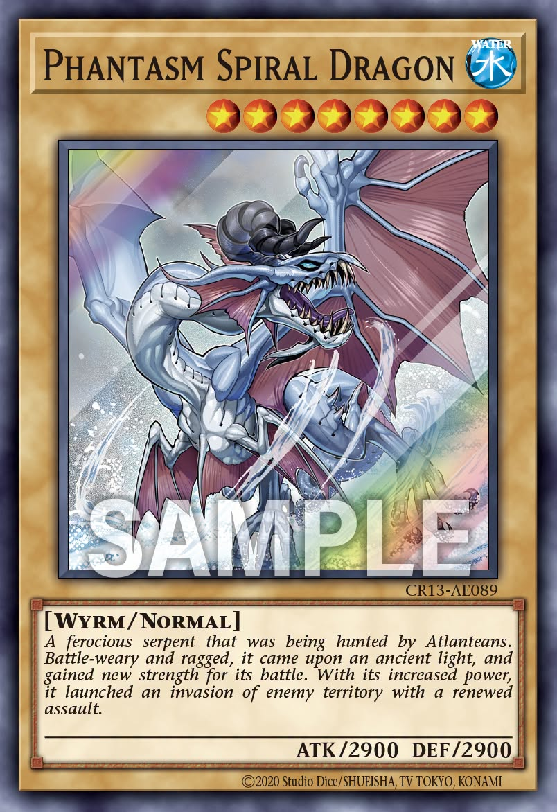 [遊戲王亞英] CR13-AE089 / 幻煌龍 螺旋 / 幻煌龍 スパイラル / Phantasm Spiral Dragon / SR