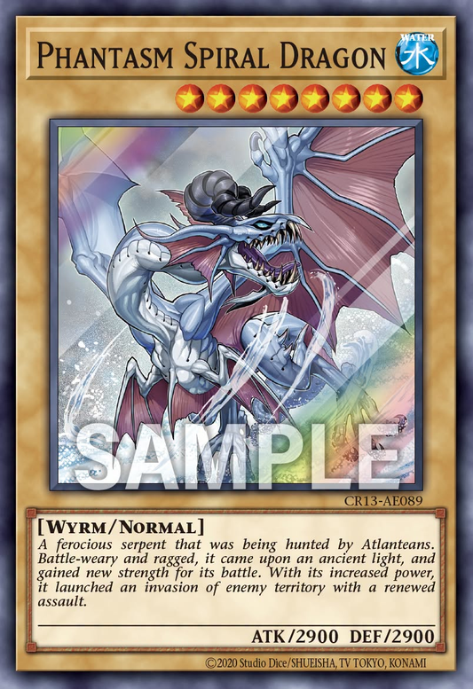[遊戲王亞英] CR13-AE089 / 幻煌龍 螺旋 / 幻煌龍 スパイラル / Phantasm Spiral Dragon / SR