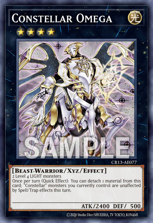 [遊戲王亞英] CR13-AE077 / 星聖 奧米加 / セイクリッド・オメガ / Constellar Omega / N