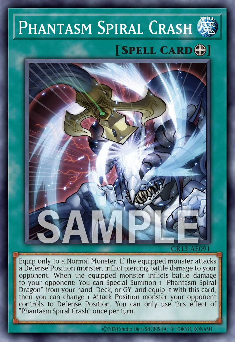 [遊戲王亞英] CR13-AE091 / 幻煌龍的螺旋突 / 幻煌龍の螺旋突 / Phantasm Spiral Crash / N