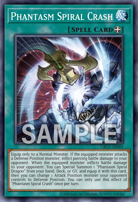 [遊戲王亞英] CR13-AE091 / 幻煌龍的螺旋突 / 幻煌龍の螺旋突 / Phantasm Spiral Crash / N