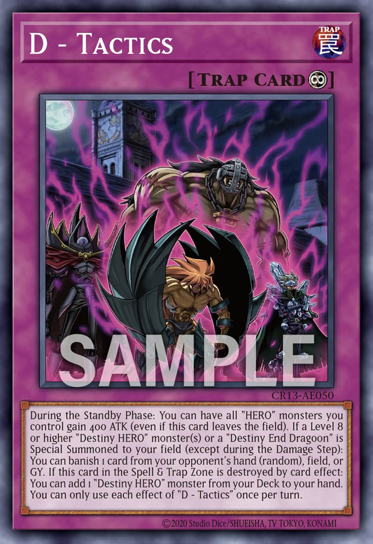 [遊戲王亞英] CR13-AE050 / D 策略 / Ｄ－タクティクス / D - Tactics / N