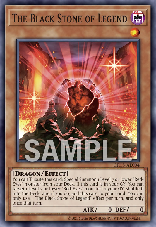 [遊戲王亞英] CR13-AE004 / 傳說的黑石 / 伝説の黒石 / The Black Stone of Legend / N