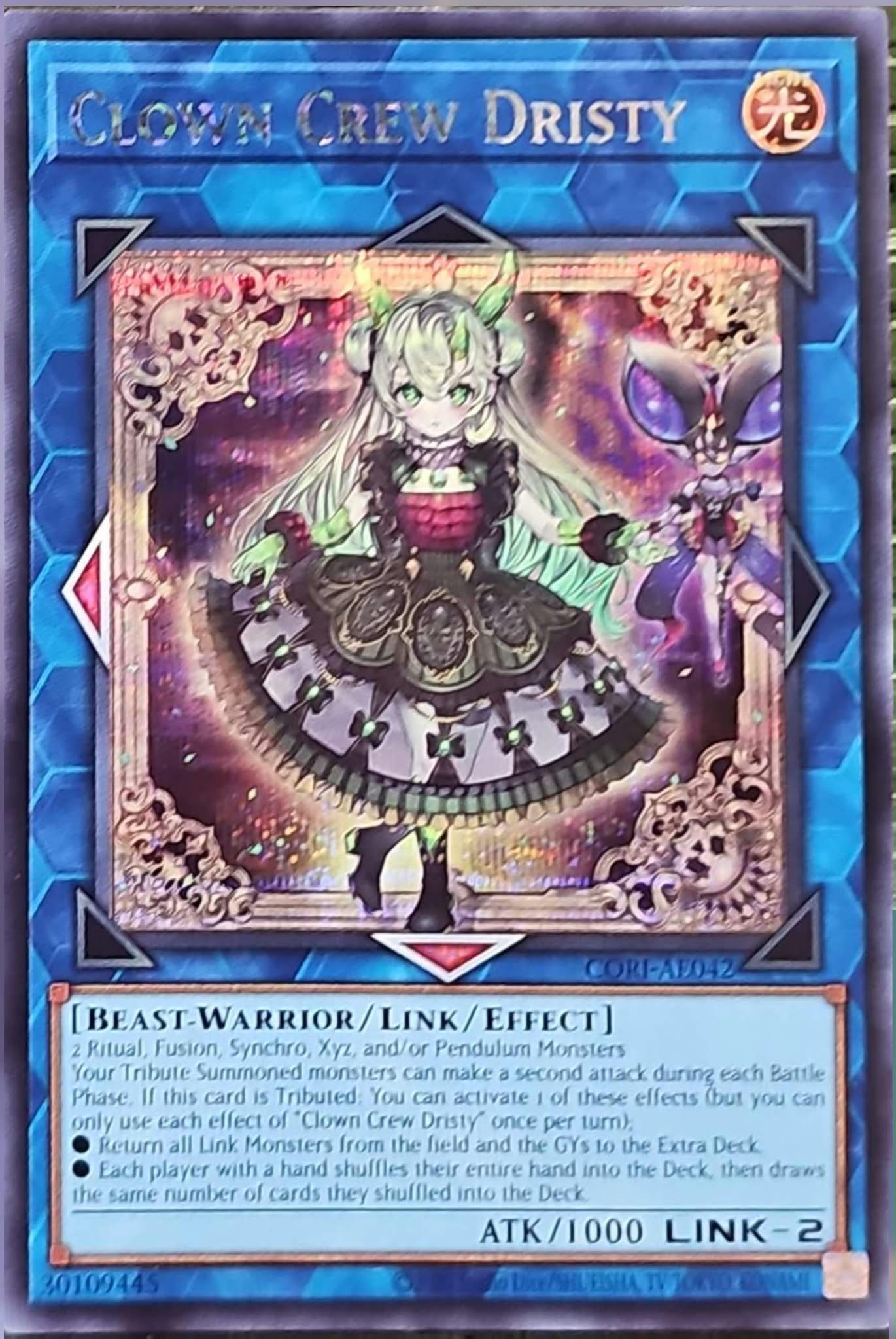 [遊戲王] CORI-AE042 / 小丑劇團 朵莉詩 / 道化の一座 ドリッシュ / Clown Crew Dristy / SER