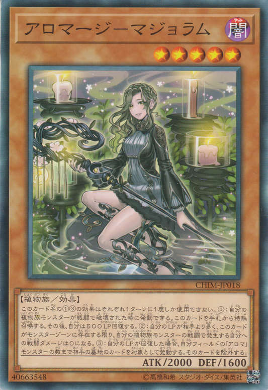 [遊戲王] 芳香魔女 馬鬱蘭 / アロマージ－マジョラム / Aromage Marjoram-Trading Card Game-TCG-Oztet Amigo