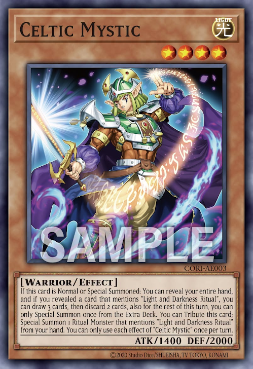 [遊戲王] CORI-AE003 / 精靈的聖賢者 / エルフの聖賢者 / Celtic Mystic / N