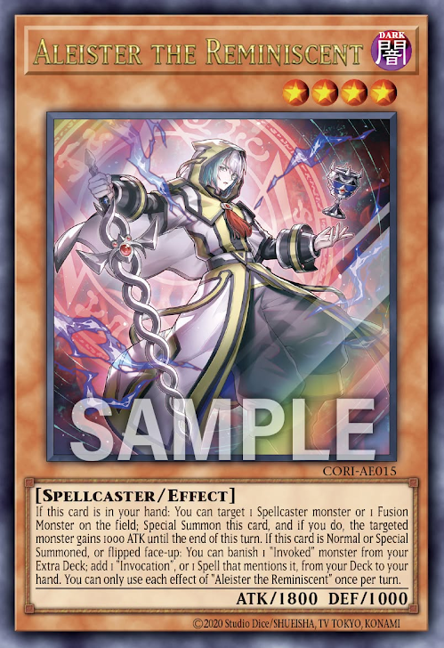 [遊戲王] CORI-AE015 / 追憶的阿萊斯特 / 追憶のアレイスター / Aleister the Reminiscent / UR