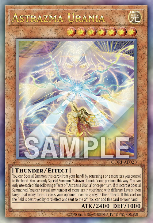 [遊戲王] CORI-AE023 / 繫星的雷后 / 繋星の雷后 / Astrazma Urania / UTR