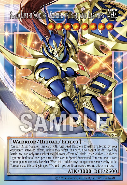 [遊戲王] CORI-AE028 / 光與暗之戰士 混沌士兵 / 光と闇の戰士カオス・ソルジャー / Black Luster Soldier - Soldier of Light and Darkness / PSER-OF