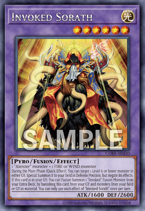 [遊戲王] CORI-AE030 / 召喚獸 索拉特 / 召喚獣ソラト / Invoked Sorath / R