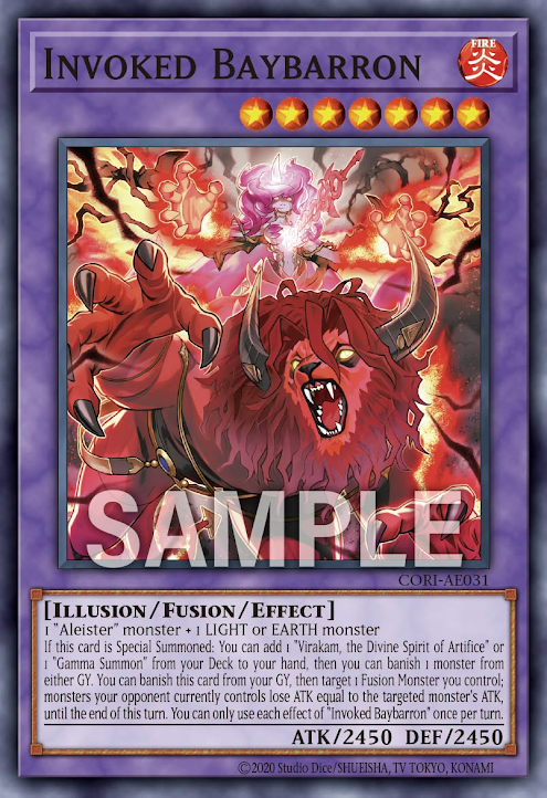 [遊戲王] CORI-AE031 / 召喚獸 貝巴隆 / 召喚獣ベイバロン / Invoked Baybarron / N