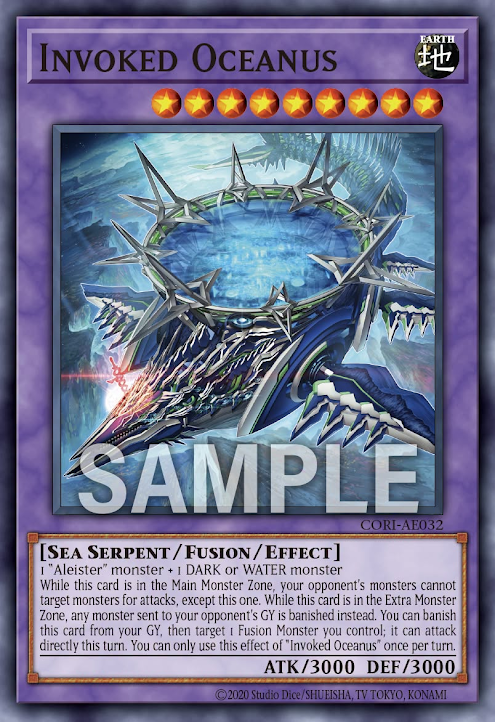 [遊戲王] CORI-AE032 / 召喚獸 俄刻阿諾斯 / 召喚獣オーケアノス / Invoked Oceanus / N