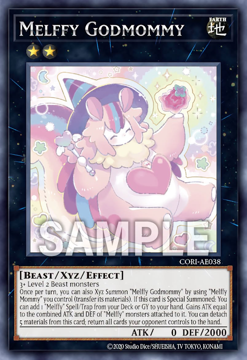 [遊戲王] CORI-AE038 / 童話動物 神媽咪 / メルフィーゴッド・マミィ / Melffy Godmommy / R