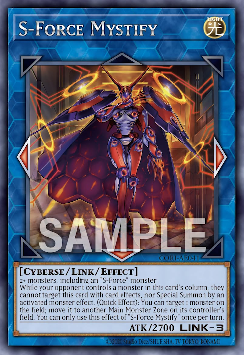 [遊戲王] CORI-AE041 / S-Force 詭義 / Ｓ－Ｆｏｒｃｅ ミスティファイ / S-Force Mystify / R