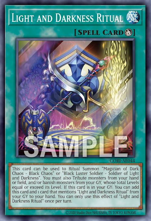 [遊戲王] CORI-AE044 / 光與暗的儀式 / 光と闇の儀式 / Light and Darkness Ritual / SR