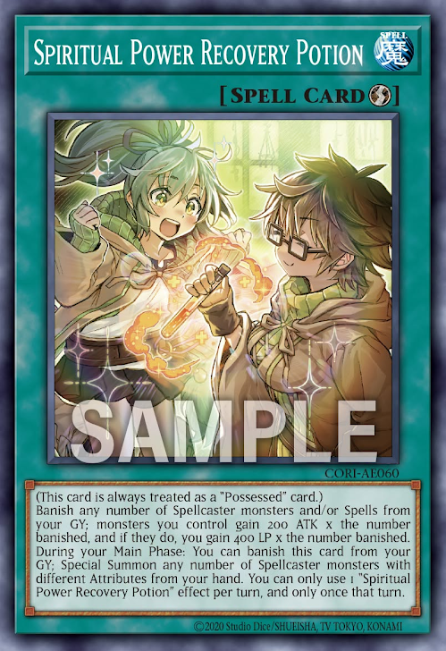 [遊戲王] CORI-AE060 / 靈力回復藥 / 靈力回復藥 / Spiritual Power Recovery Potion / N