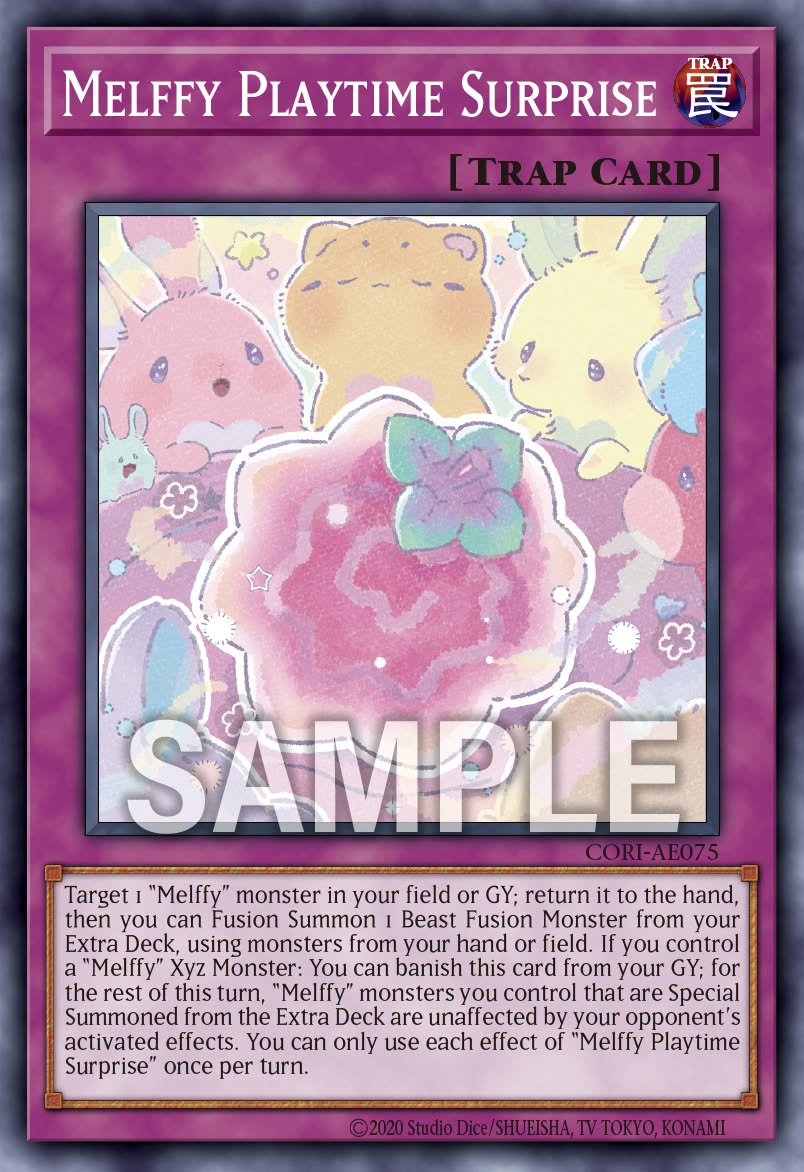 [遊戲王] CORI-AE075 / 心怦怦跳童話動物時間 / どきどきメルフィータイム / Melffy Playtime Surprise / N