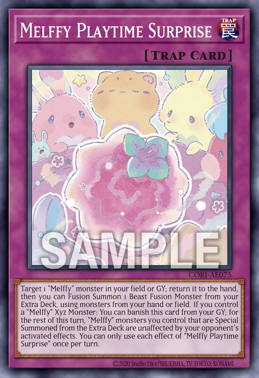 [遊戲王亞英] CORI-AE075 / 心怦怦跳童話動物時間 / どきどきメルフィータイム / Melffy Playtime Surprise / N