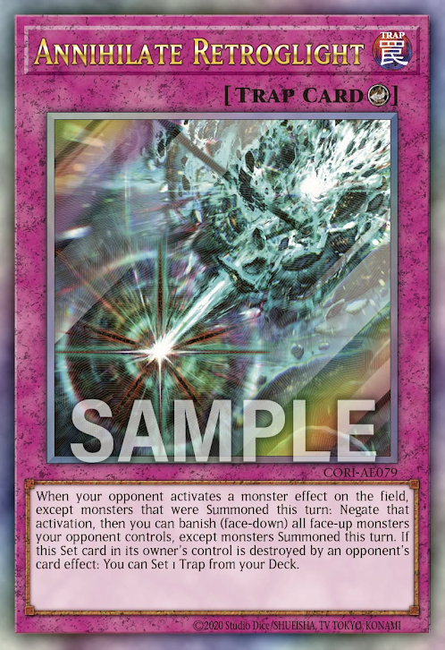 [遊戲王] CORI-AE079 / 時空穿越遡光 / 時空穿つ遡光 / Annihilate Retroglight / UTR