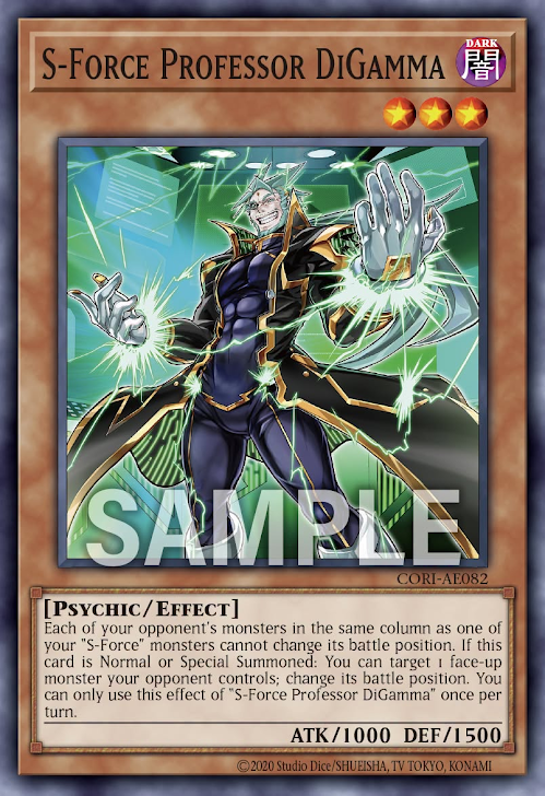 [遊戲王] CORI-AE082 / S-Force 教授F / — / S-Force Professor DiGamma / N