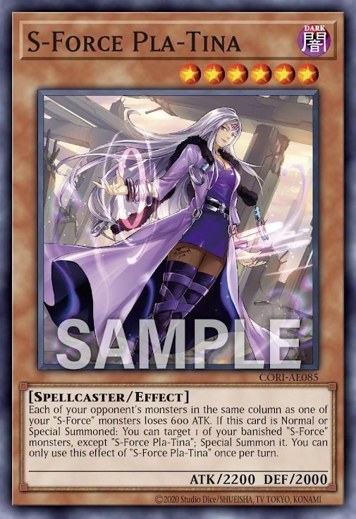 [遊戲王] CORI-AE085 / S-Force 蒲拉提娜 / — / S-Force Pla-Tina / N