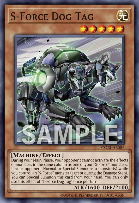 [遊戲王亞英] CORI-AE086 / S-Force 追蹤犬 / — / S-Force Dog Tag / N