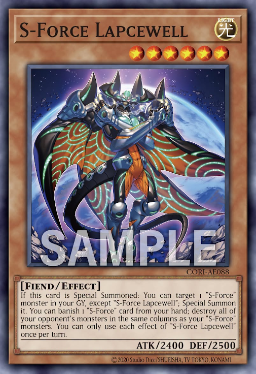 [遊戲王] CORI-AE088 / S-Force 拉普斯威爾 / — / S-Force Lapcewell / N