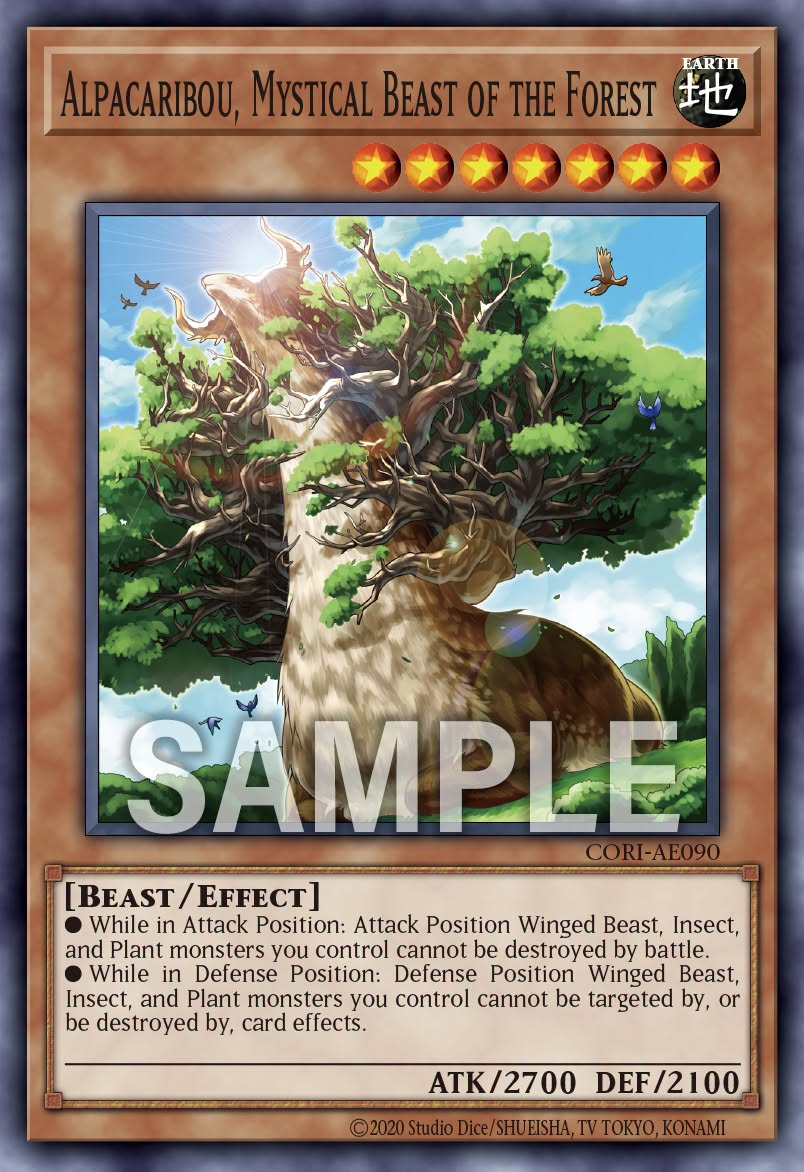 [遊戲王] CORI-AE090 / 森之聖獸 羊駝馴鹿 / — / Alpacaribou, Mystical Beast of the Forest / N