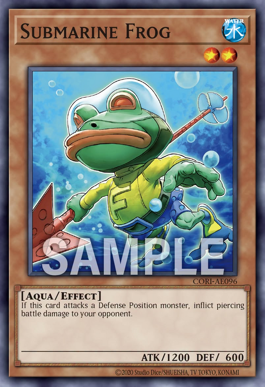 [遊戲王亞英] CORI-AE096 / 未知青蛙 / — / Submarine Frog / N