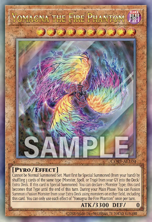 [遊戲王] CORI-AE104 / 火之幻影 優瑪格納 / — / Yomagna the Fire Phantom / UTR