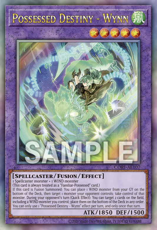 [遊戲王亞英] CORI-AE107 / 憑依共鳴 薇茵 / — / Possessed Destiny - Wynn / UTR